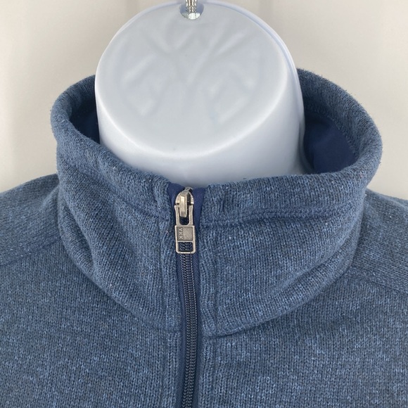 Patagonia Womens Navy Blue 1/4 Zip Better Sweater Fleece Jacket Size Medium - Picture 3 of 12